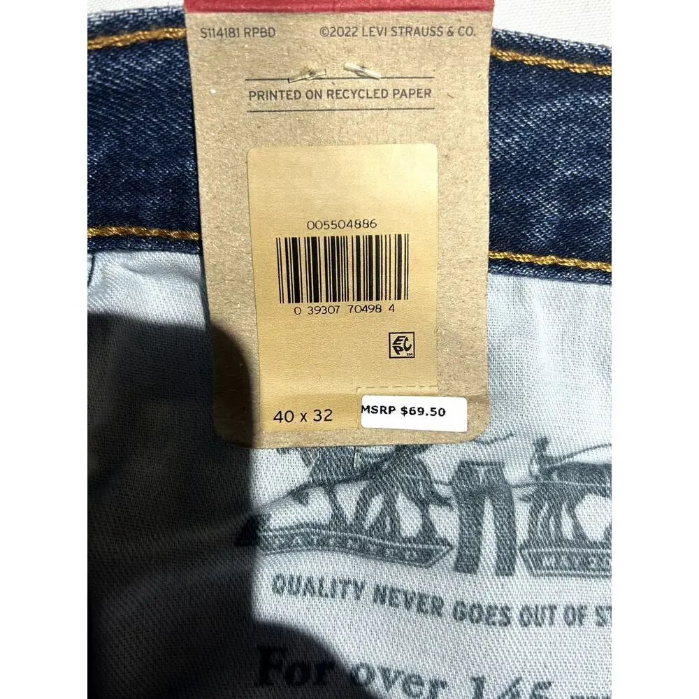 NWT 550 Levis size 40 waist 32 leg MSRP‎ $69.50